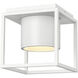 Desmond LED 7.13 inch Matte White Flush Mount Ceiling Light